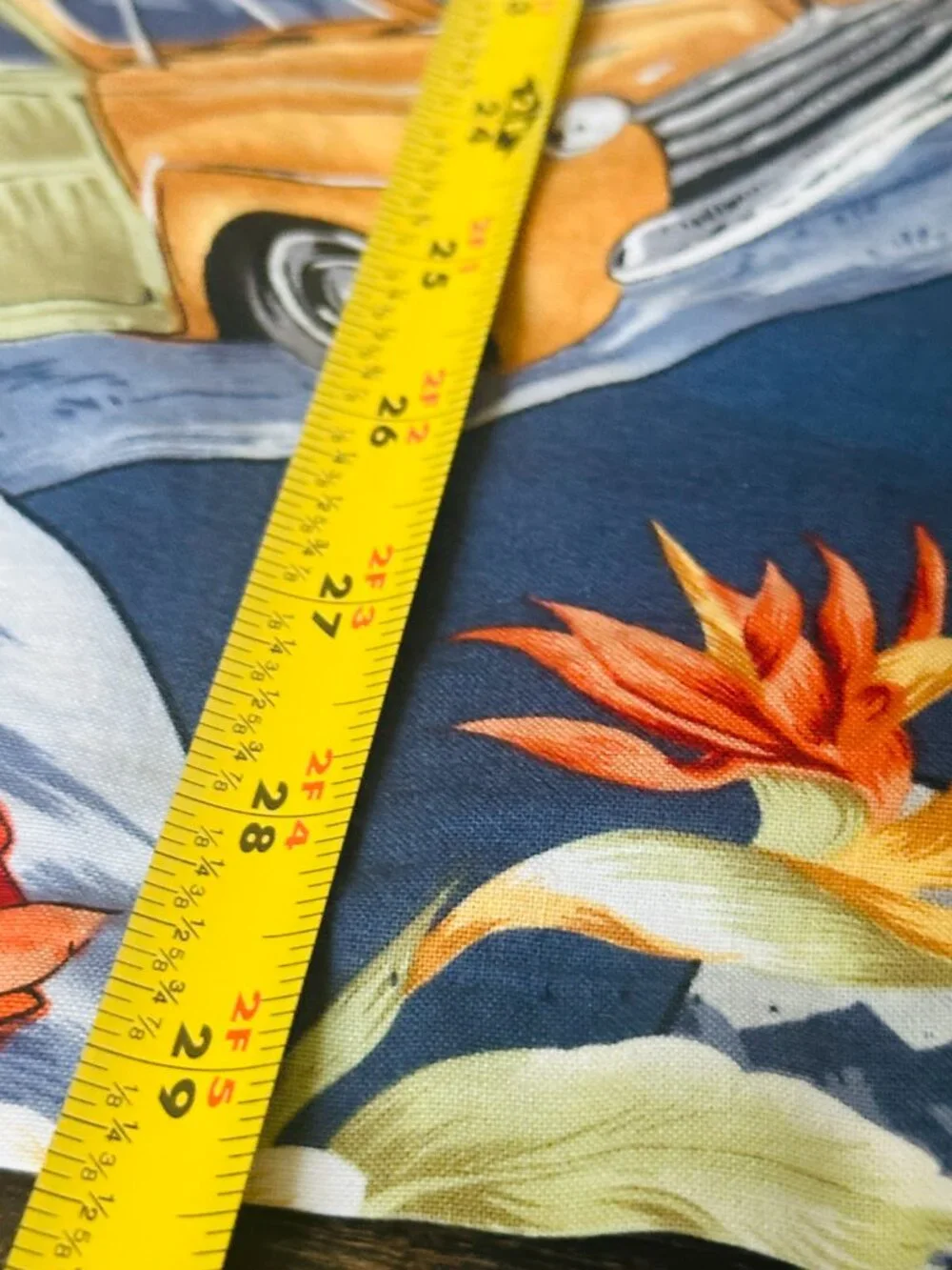 Men’s RJC Hawaiian Shirt  Hot Rod Cars Aloha Floral Short Sleeve XL Extra Large